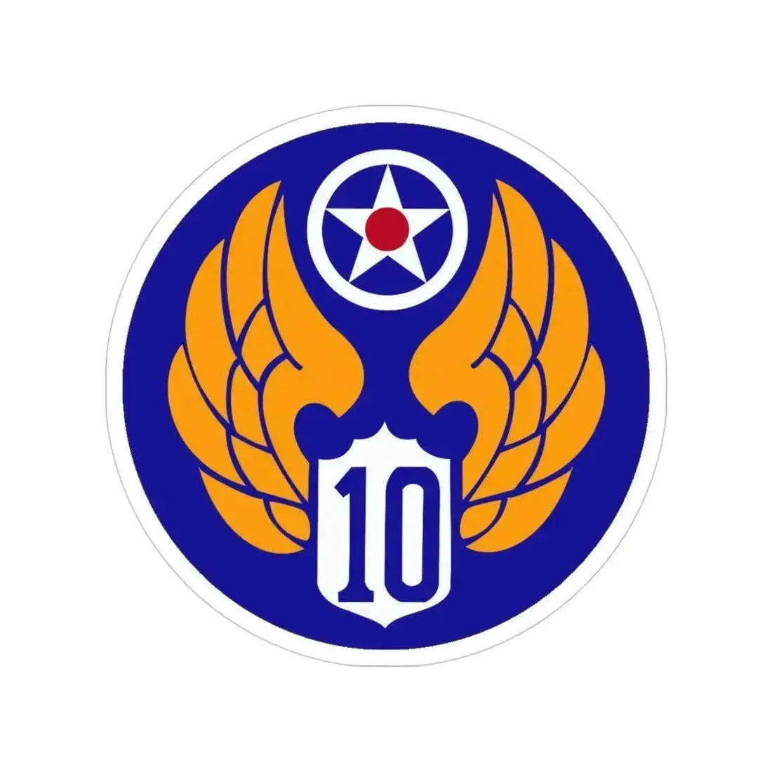 10 Air Force (U.S. Army) Transparent STICKER Die-Cut Vinyl Decal - The Sticker Space