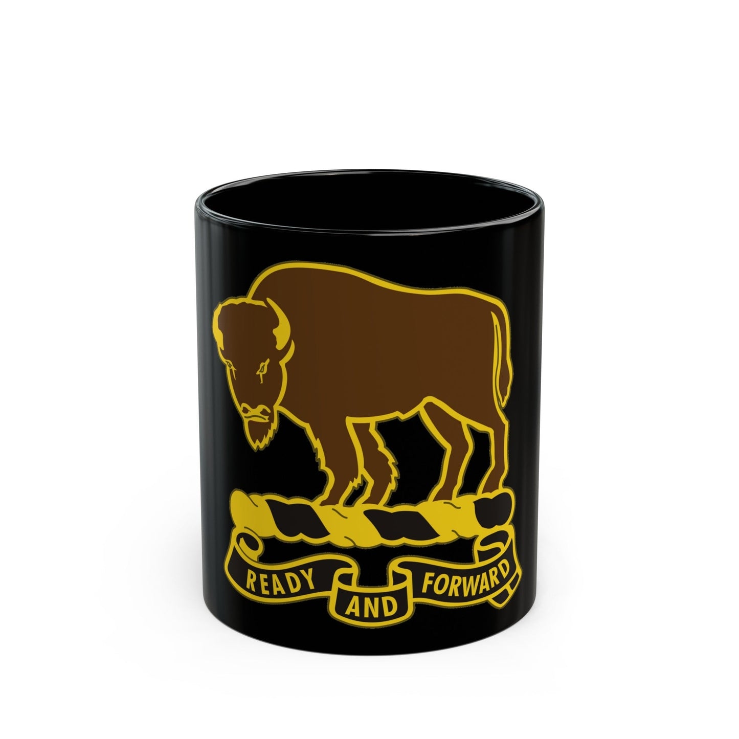 10 Cavalry Regiment (U.S. Army) Black Coffee Mug-11oz-The Sticker Space