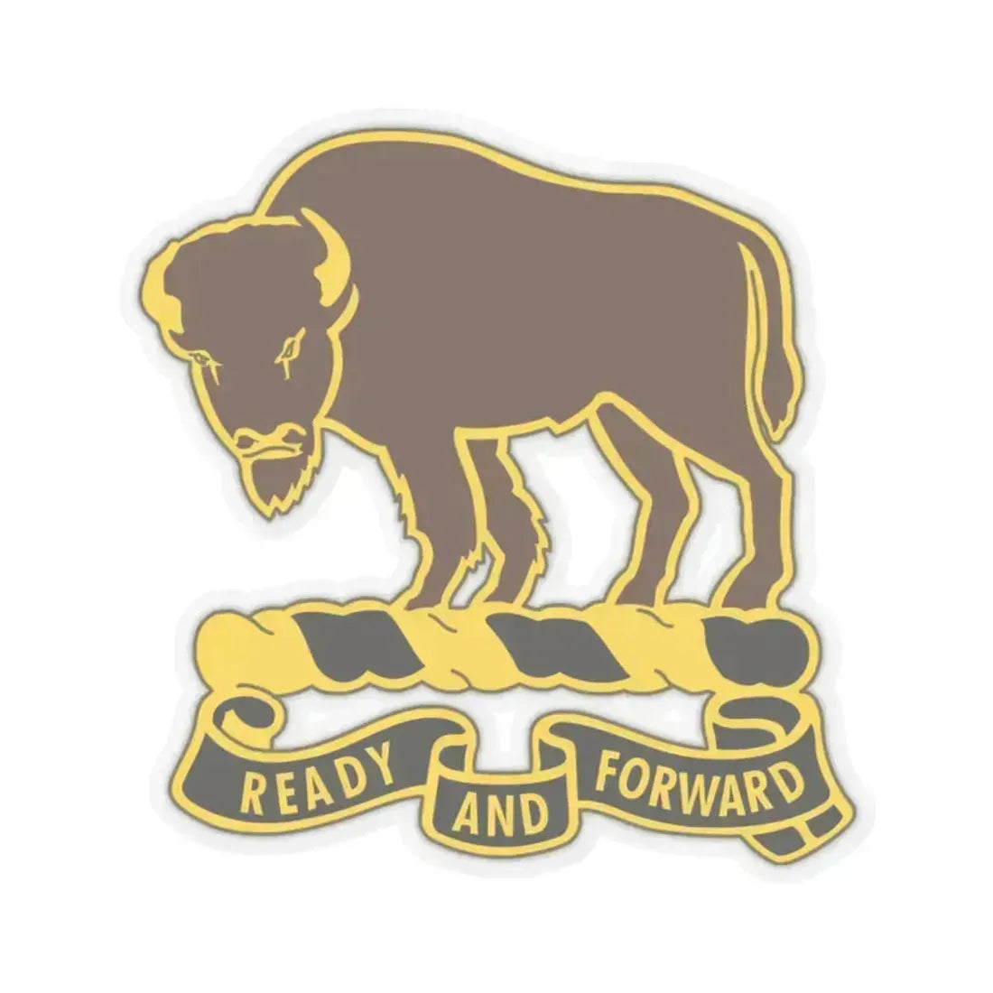 10 Cavalry Regiment (U.S. Army) STICKER Vinyl Kiss-Cut Decal 2 Inch Transparent - The Sticker Space