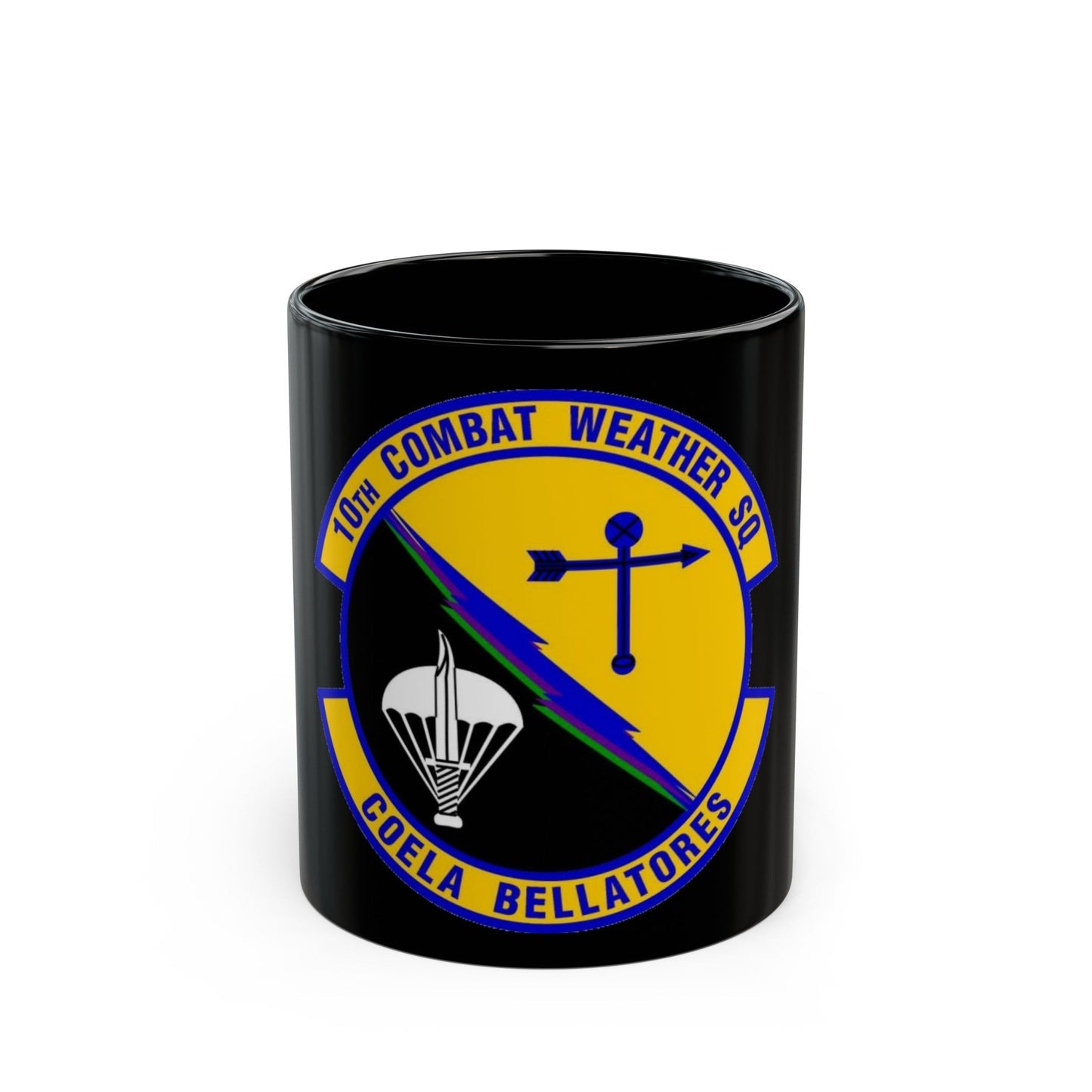 10 Combat Weather Squadron AFSOC (U.S. Air Force) Black Coffee Mug-11oz-The Sticker Space