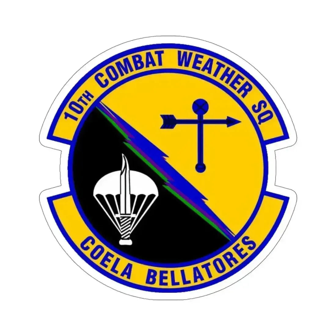 10 Combat Weather Squadron AFSOC (U.S. Air Force) STICKER Vinyl Die-Cut Decal 6 Inch - The Sticker Space