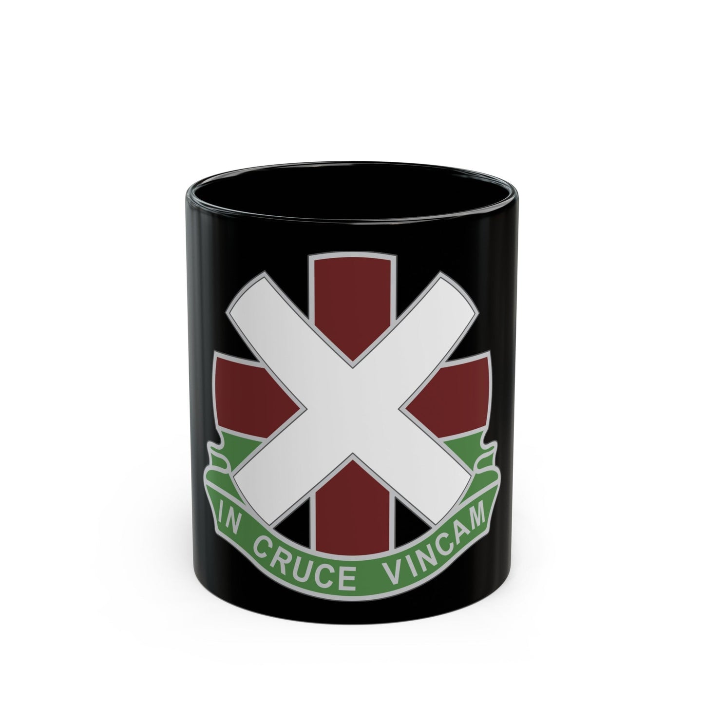 10 Field Hospital (U.S. Army) Black Coffee Mug-11oz-The Sticker Space