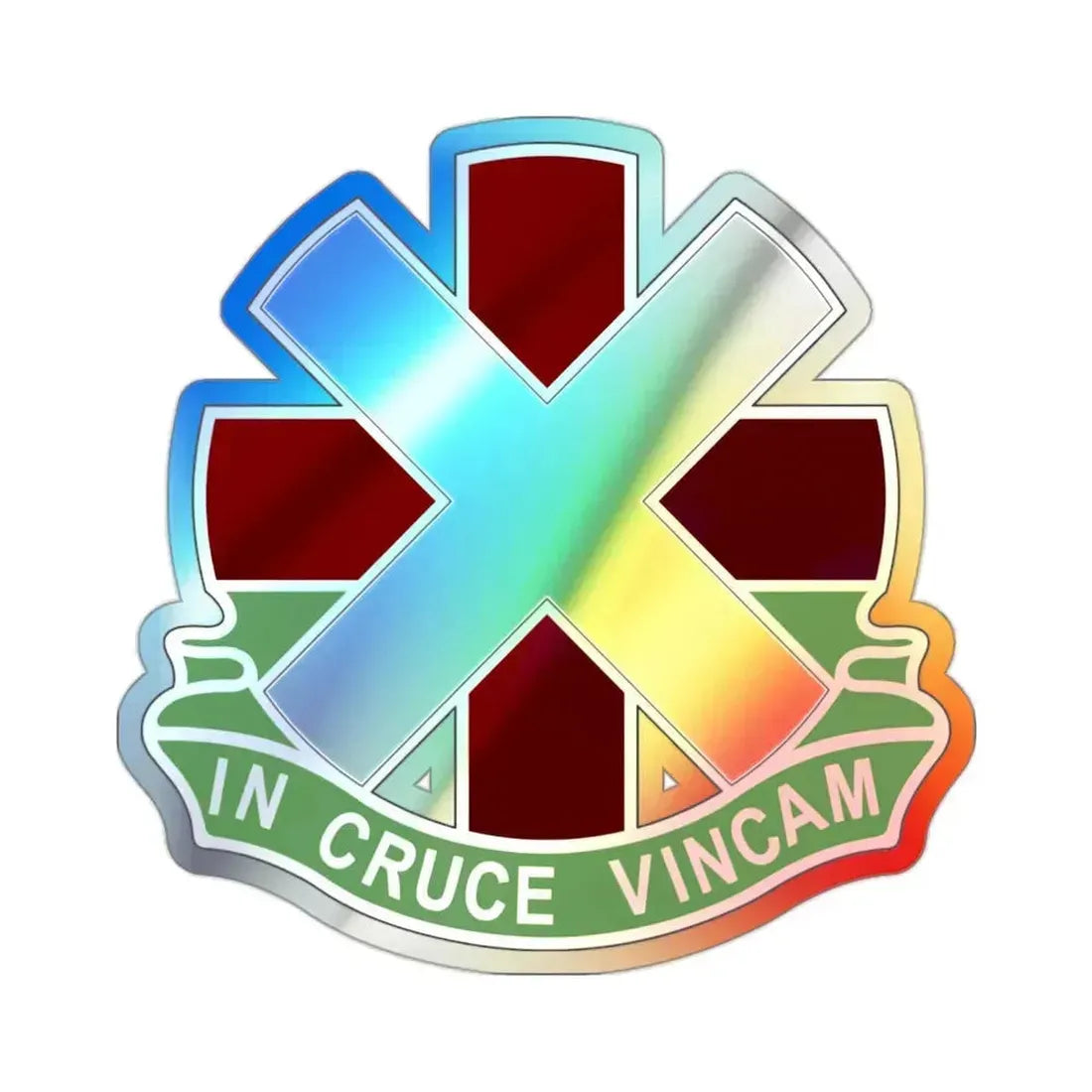 10 Field Hospital (U.S. Army) Holographic STICKER Die-Cut Vinyl Decal - The Sticker Space