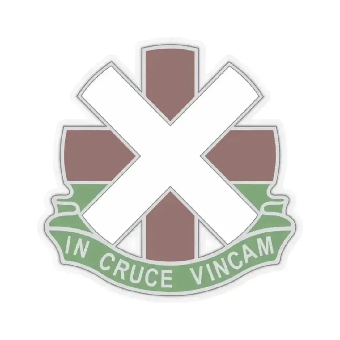 10 Field Hospital (U.S. Army) STICKER Vinyl Kiss-Cut Decal 2 Inch Transparent - The Sticker Space