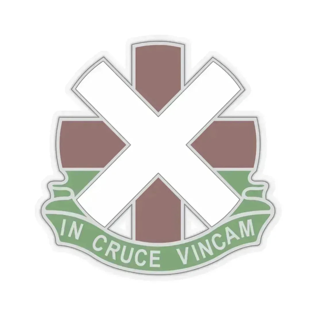 10 Field Hospital (U.S. Army) STICKER Vinyl Kiss-Cut Decal 3 Inch Transparent - The Sticker Space