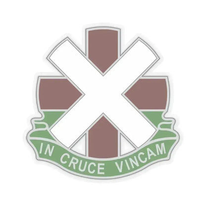 10 Field Hospital (U.S. Army) STICKER Vinyl Kiss-Cut Decal 3 Inch Transparent - The Sticker Space