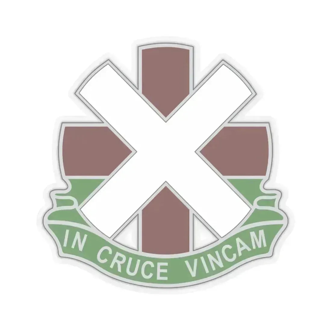 10 Field Hospital (U.S. Army) STICKER Vinyl Kiss-Cut Decal 4 Inch Transparent - The Sticker Space