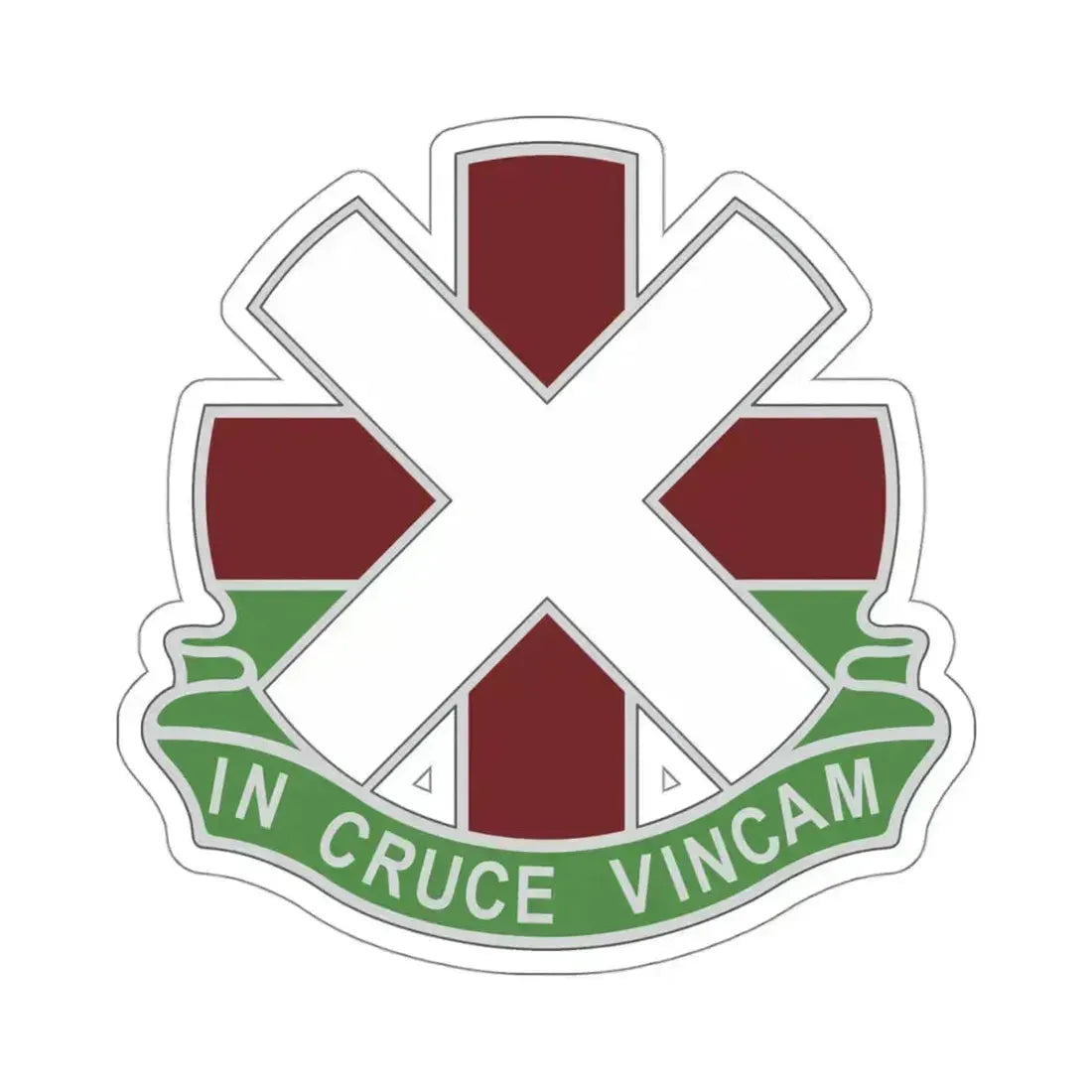 10 Field Hospital (U.S. Army) STICKER Vinyl Kiss-Cut Decal 4 Inch White - The Sticker Space