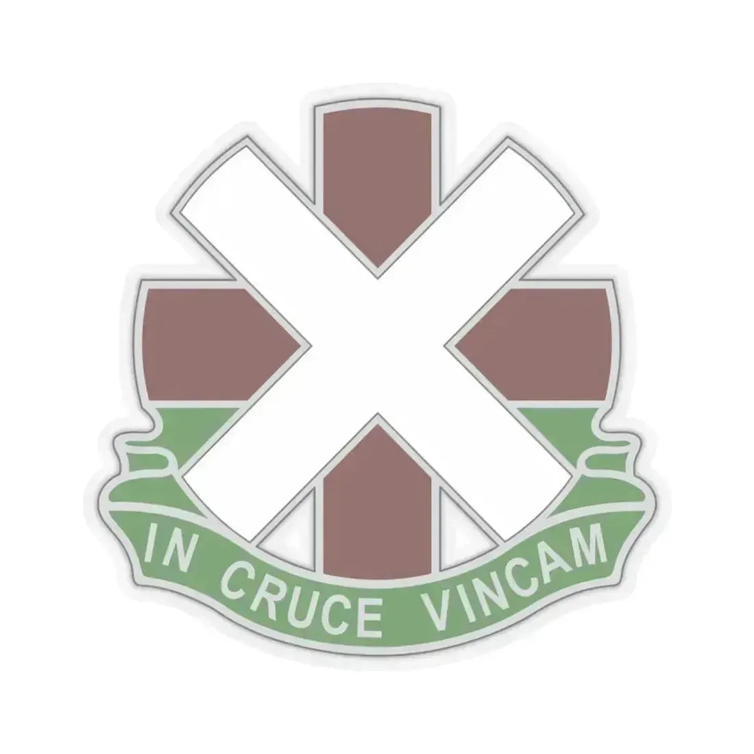 10 Field Hospital (U.S. Army) STICKER Vinyl Kiss-Cut Decal 6 Inch Transparent - The Sticker Space