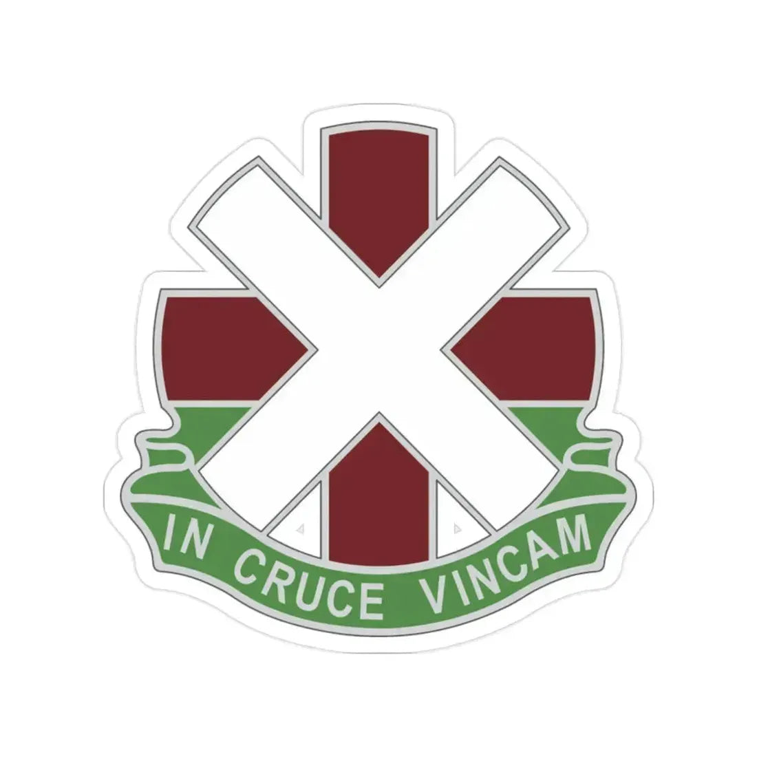 10 Field Hospital (U.S. Army) Transparent STICKER Die-Cut Vinyl Decal 2 Inch - The Sticker Space