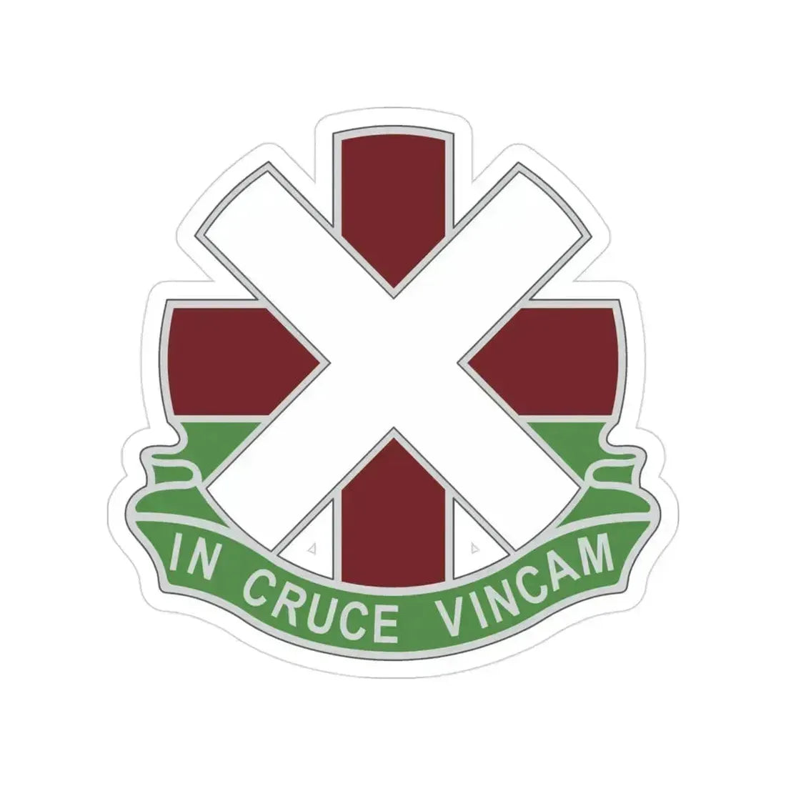 10 Field Hospital (U.S. Army) Transparent STICKER Die-Cut Vinyl Decal 3 Inch - The Sticker Space