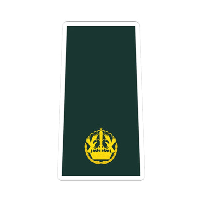 10 Ghana Army MAJ (Ghana) (Military Rank) STICKER Vinyl Kiss-Cut Decal 3 Inch White - The Sticker Space