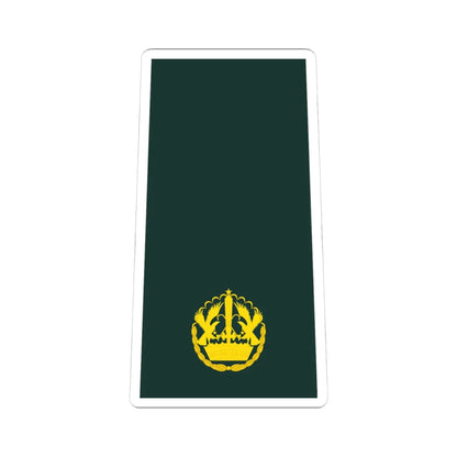 10 Ghana Army MAJ (Ghana) (Military Rank) STICKER Vinyl Kiss-Cut Decal 4 Inch White - The Sticker Space