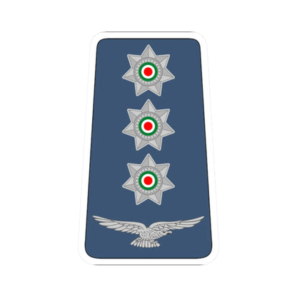 10. JAF CPT (Jordan) (Military Rank) STICKER Vinyl Kiss-Cut Decal 2 Inch White - The Sticker Space