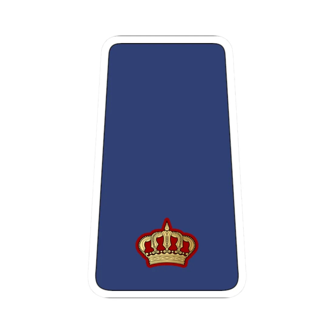 10. KAF MAJ (Kuwait) (Military Rank) STICKER Vinyl Kiss-Cut Decal 2 Inch White - The Sticker Space