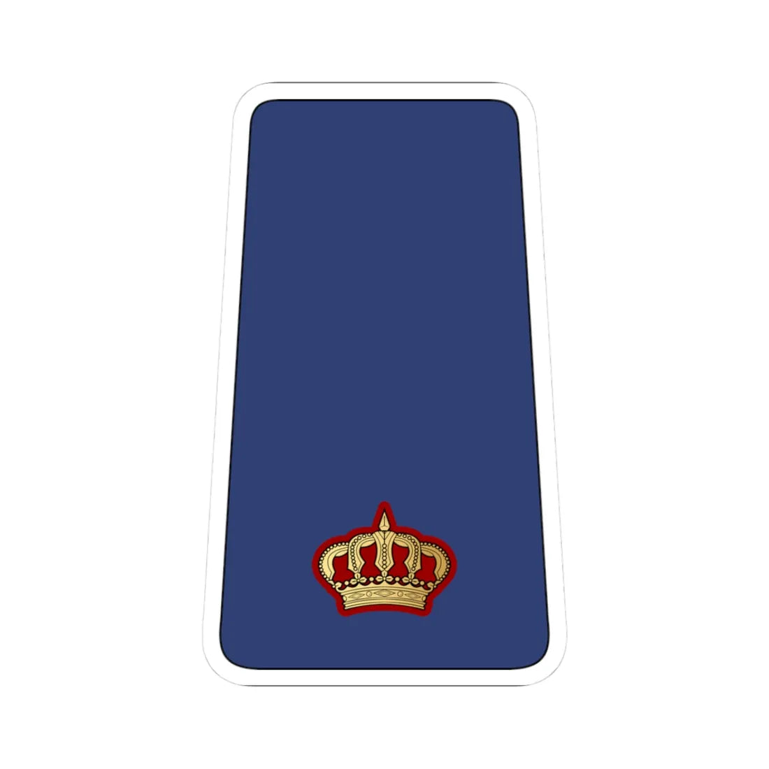 10. KAF MAJ (Kuwait) (Military Rank) STICKER Vinyl Kiss-Cut Decal 3 Inch White - The Sticker Space