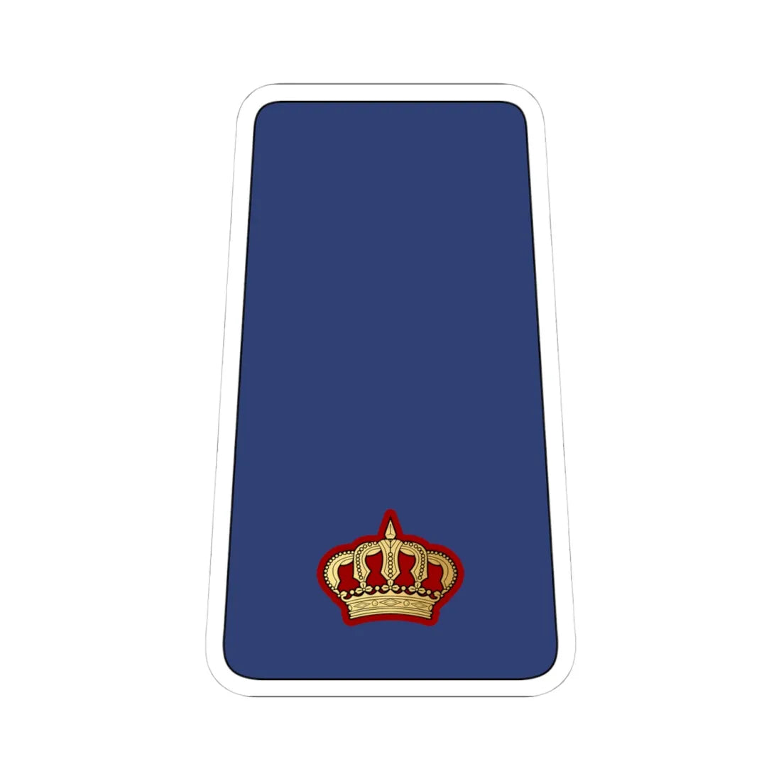 10. KAF MAJ (Kuwait) (Military Rank) STICKER Vinyl Kiss-Cut Decal 4 Inch White - The Sticker Space