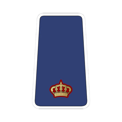 10. KAF MAJ (Kuwait) (Military Rank) STICKER Vinyl Kiss-Cut Decal 4 Inch White - The Sticker Space