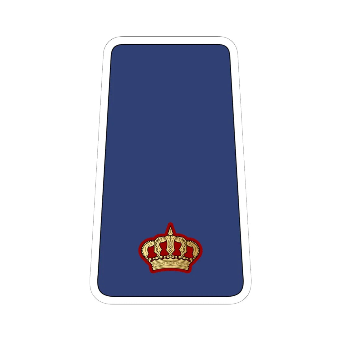 10. KAF MAJ (Kuwait) (Military Rank) STICKER Vinyl Kiss-Cut Decal 6 Inch White - The Sticker Space