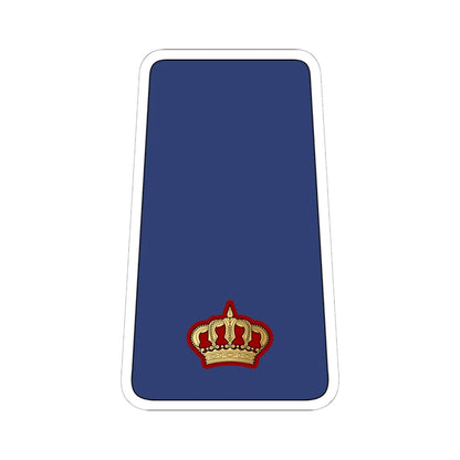 10. KAF MAJ (Kuwait) (Military Rank) STICKER Vinyl Kiss-Cut Decal 6 Inch White - The Sticker Space