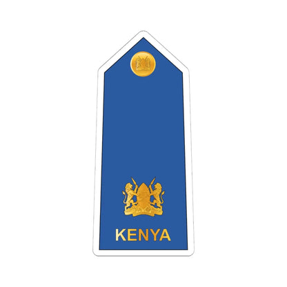10. Kenyan Air Force MAJ (Kenya) (Military Rank) STICKER Vinyl Kiss-Cut Decal 6 Inch White - The Sticker Space