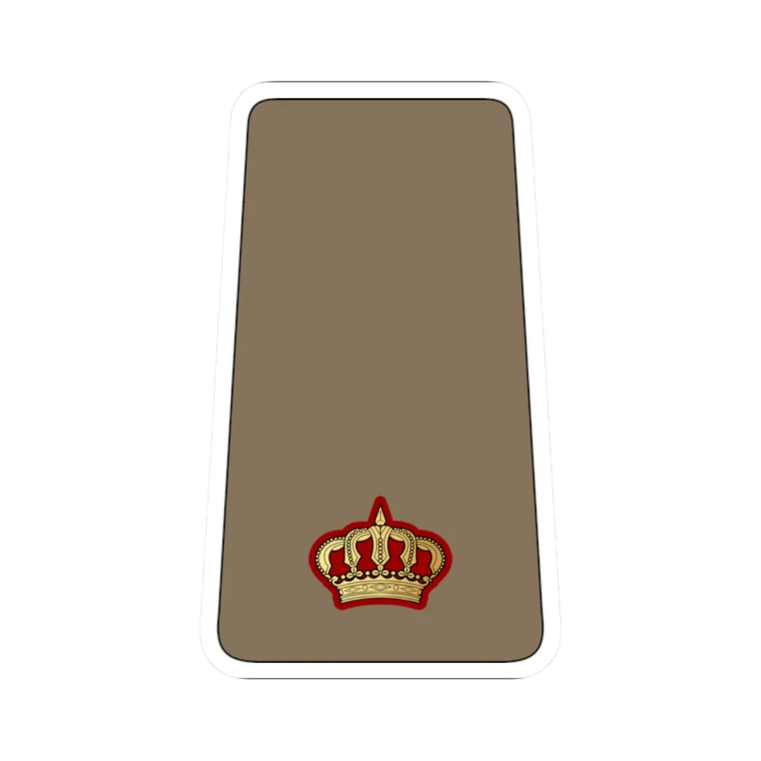 10. KLF MAJ (Kuwait) (Military Rank) STICKER Vinyl Kiss-Cut Decal 2 Inch White - The Sticker Space
