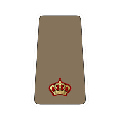 10. KLF MAJ (Kuwait) (Military Rank) STICKER Vinyl Kiss-Cut Decal 2 Inch White - The Sticker Space