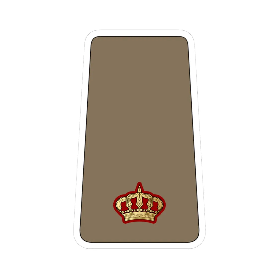 10. KLF MAJ (Kuwait) (Military Rank) STICKER Vinyl Kiss-Cut Decal 3 Inch White - The Sticker Space