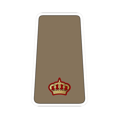 10. KLF MAJ (Kuwait) (Military Rank) STICKER Vinyl Kiss-Cut Decal 3 Inch White - The Sticker Space