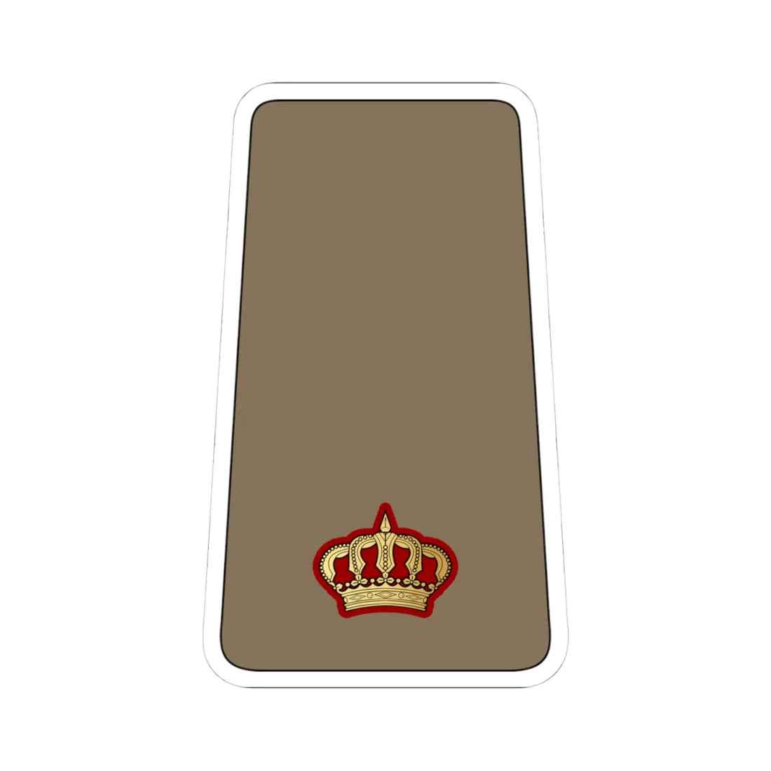 10. KLF MAJ (Kuwait) (Military Rank) STICKER Vinyl Kiss-Cut Decal 4 Inch White - The Sticker Space