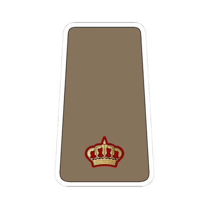 10. KLF MAJ (Kuwait) (Military Rank) STICKER Vinyl Kiss-Cut Decal 4 Inch White - The Sticker Space