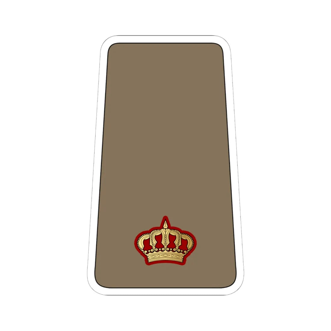 10. KLF MAJ (Kuwait) (Military Rank) STICKER Vinyl Kiss-Cut Decal 6 Inch White - The Sticker Space