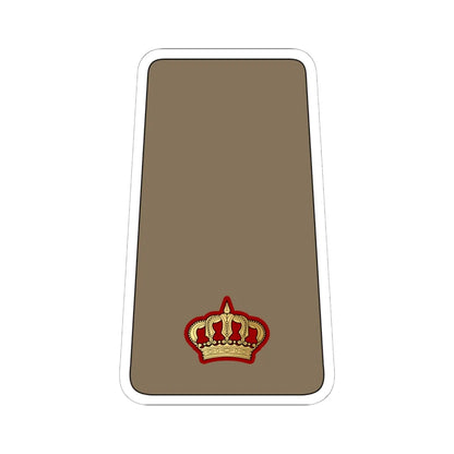 10. KLF MAJ (Kuwait) (Military Rank) STICKER Vinyl Kiss-Cut Decal 6 Inch White - The Sticker Space