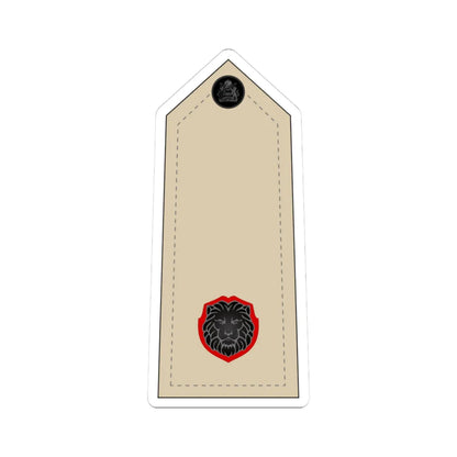 10. Malawi Army   MAJ (Malawi) (Military Rank) STICKER Vinyl Kiss-Cut Decal 3 Inch White - The Sticker Space