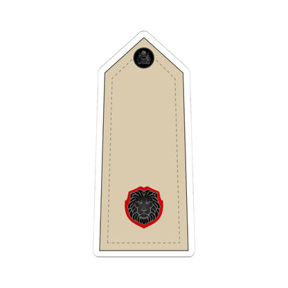 10. Malawi Army   MAJ (Malawi) (Military Rank) STICKER Vinyl Kiss-Cut Decal 4 Inch White - The Sticker Space