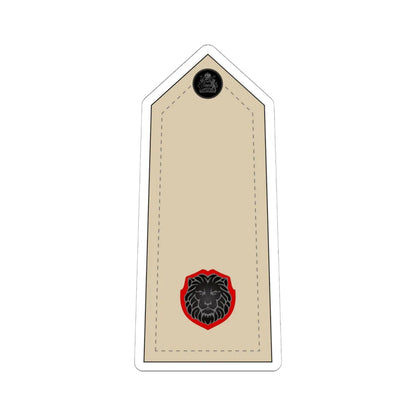 10. Malawi Army   MAJ (Malawi) (Military Rank) STICKER Vinyl Kiss-Cut Decal 6 Inch White - The Sticker Space