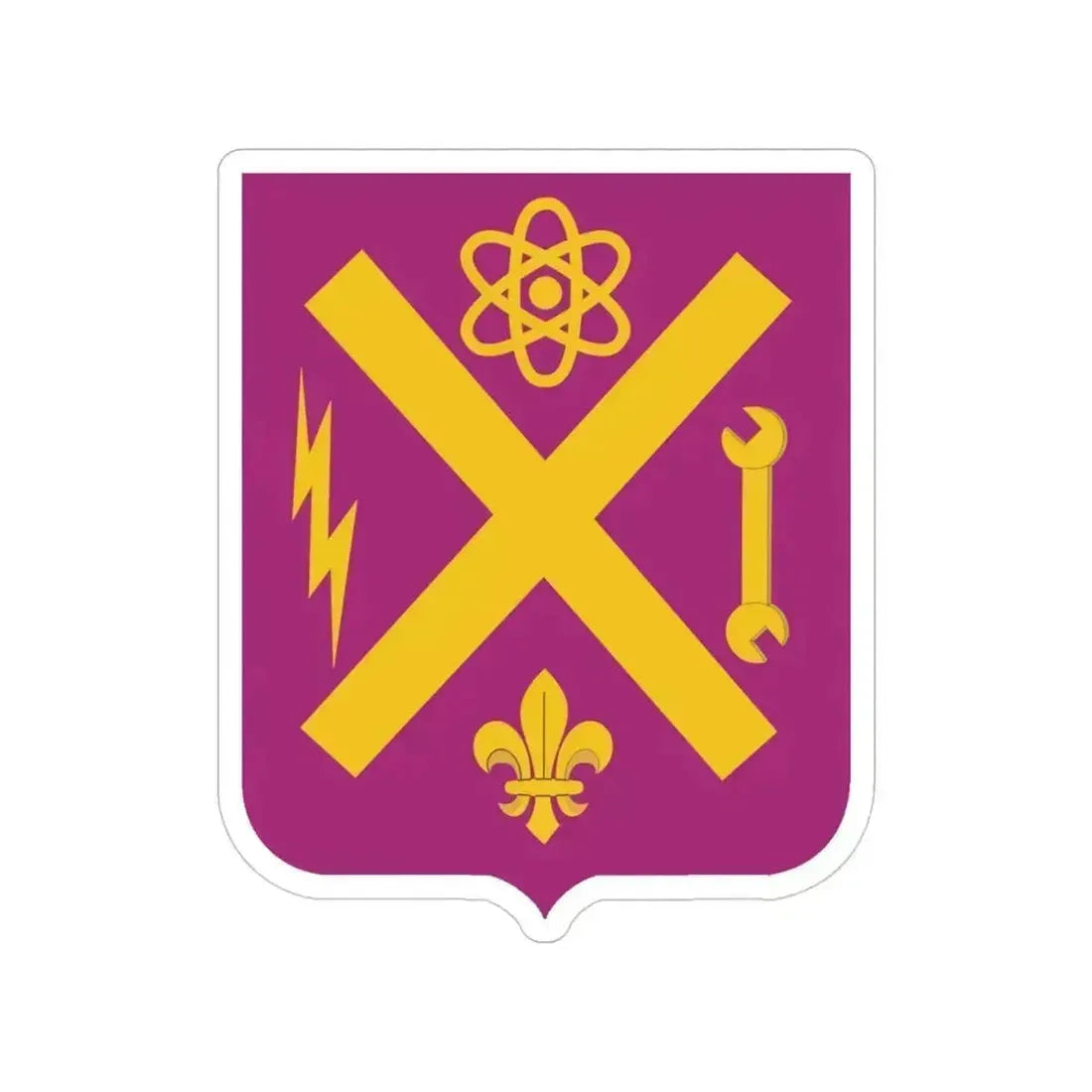 10 Ordnance Battalion 2 (U.S. Army) Transparent STICKER Die-Cut Vinyl Decal 4 Inch - The Sticker Space