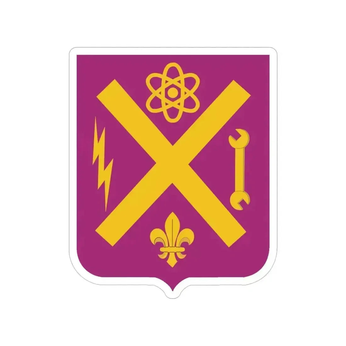 10 Ordnance Battalion 2 (U.S. Army) Transparent STICKER Die-Cut Vinyl Decal 4 Inch - The Sticker Space