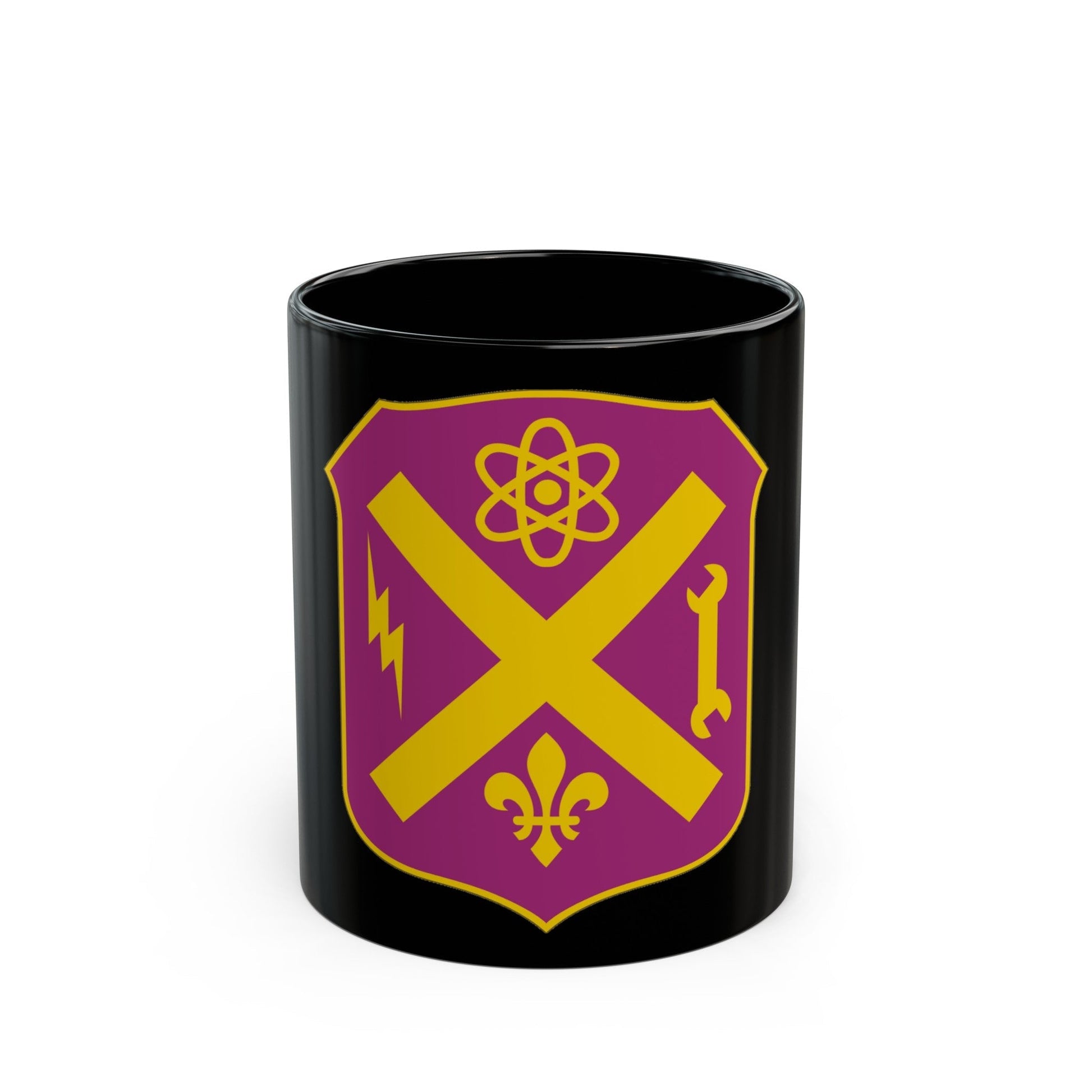 10 Ordnance Battalion (U.S. Army) Black Coffee Mug-11oz-The Sticker Space