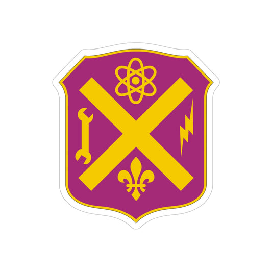 10 Ordnance Battalion (U.S. Army) REVERSE PRINT Transparent STICKER-6" × 6"-The Sticker Space