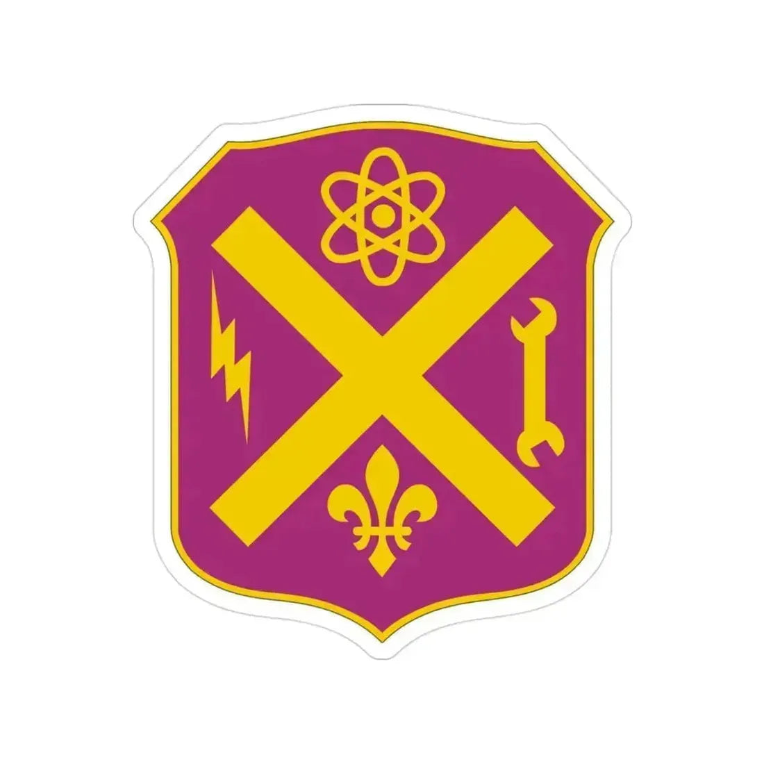 10 Ordnance Battalion (U.S. Army) Transparent STICKER Die-Cut Vinyl Decal 3 Inch - The Sticker Space