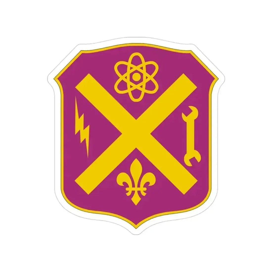 10 Ordnance Battalion (U.S. Army) Transparent STICKER Die-Cut Vinyl Decal 3 Inch - The Sticker Space