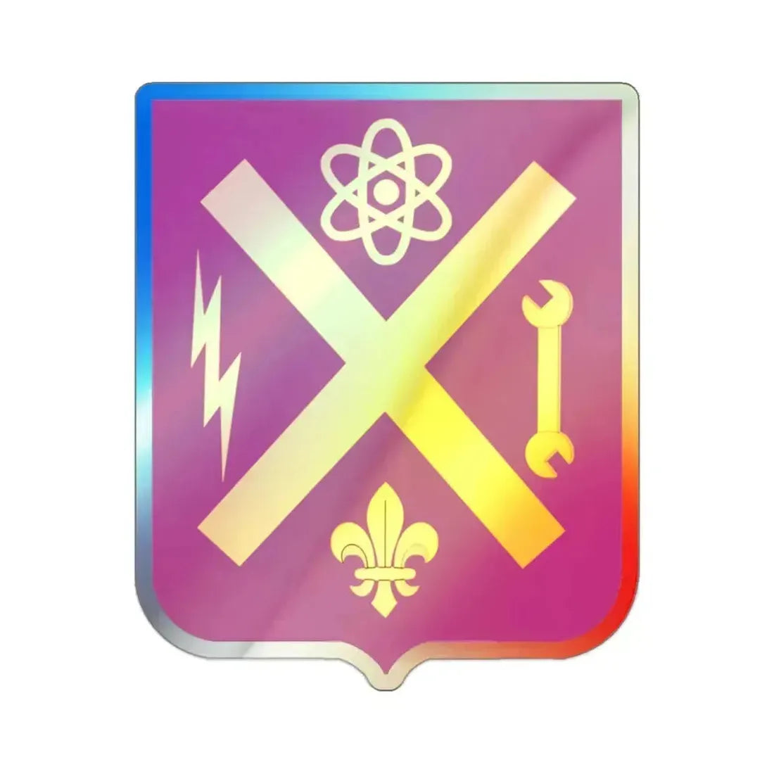 10 Ordnance Battalion v2 (U.S. Army) Holographic STICKER Die-Cut Vinyl Decal - The Sticker Space