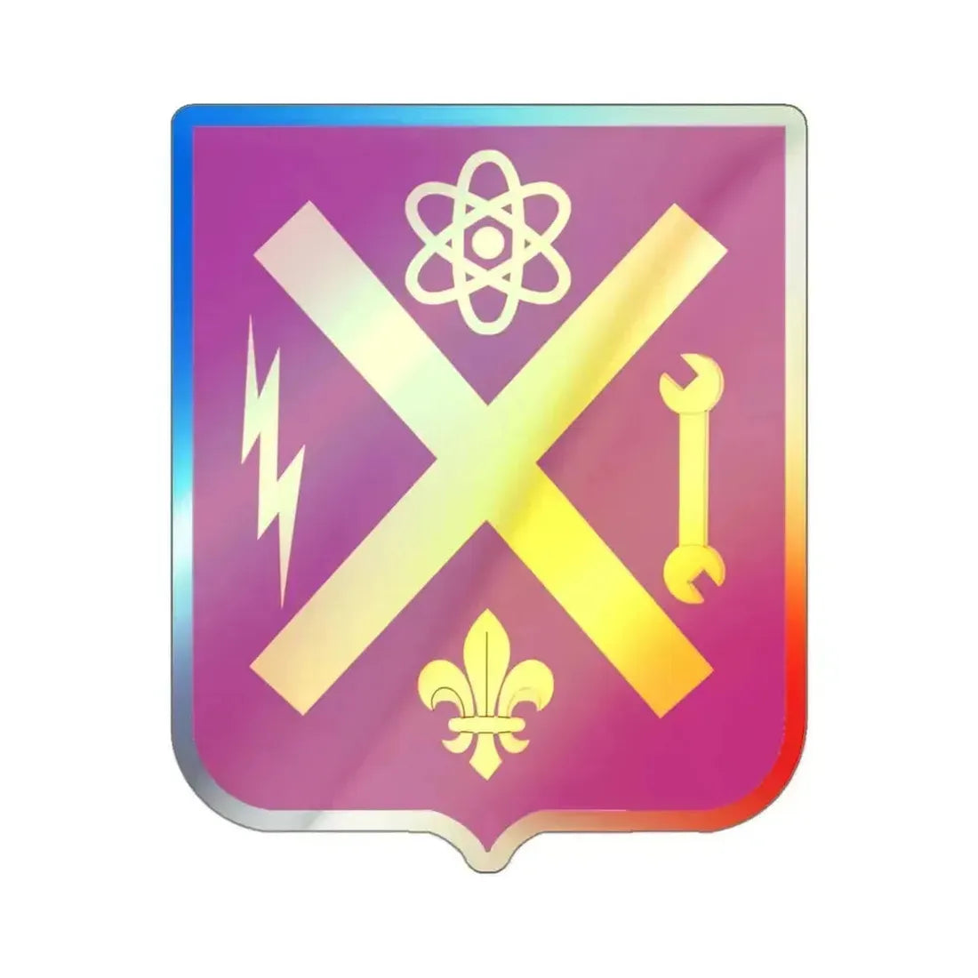 10 Ordnance Battalion v2 (U.S. Army) Holographic STICKER Die-Cut Vinyl Decal - The Sticker Space