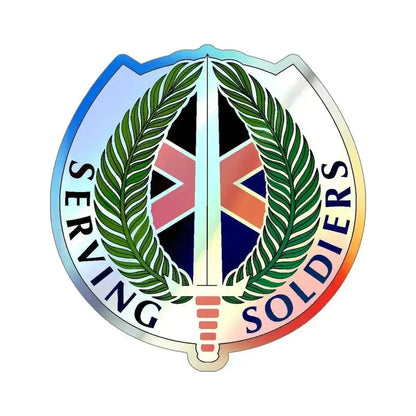 10 Personnel Command (U.S. Army) Holographic STICKER Die-Cut Vinyl Decal 6 Inch Holographic - The Sticker Space