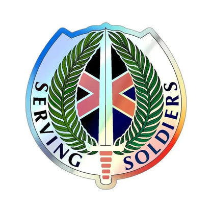 10 Personnel Command (U.S. Army) Holographic STICKER Die-Cut Vinyl Decal 6 Inch Holographic - The Sticker Space