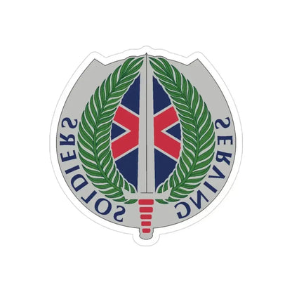 10 Personnel Command (U.S. Army) REVERSE PRINT Transparent Die-Cut STICKER - The Sticker Space