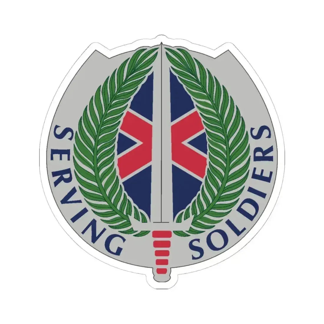 10 Personnel Command (U.S. Army) STICKER Vinyl Kiss-Cut Decal 6 Inch White - The Sticker Space