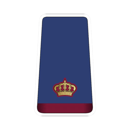 10. QEAF MAJ (Qatar) (Military Rank) STICKER Vinyl Kiss-Cut Decal 2 Inch White - The Sticker Space