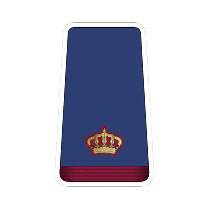10. QEAF MAJ (Qatar) (Military Rank) STICKER Vinyl Kiss-Cut Decal 3 Inch White - The Sticker Space